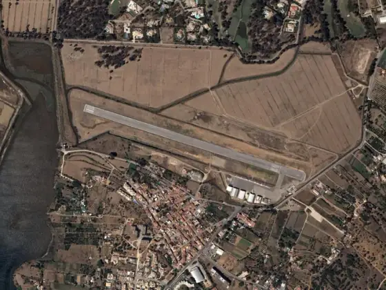 Aerial photograph of LPPM, Portimão.